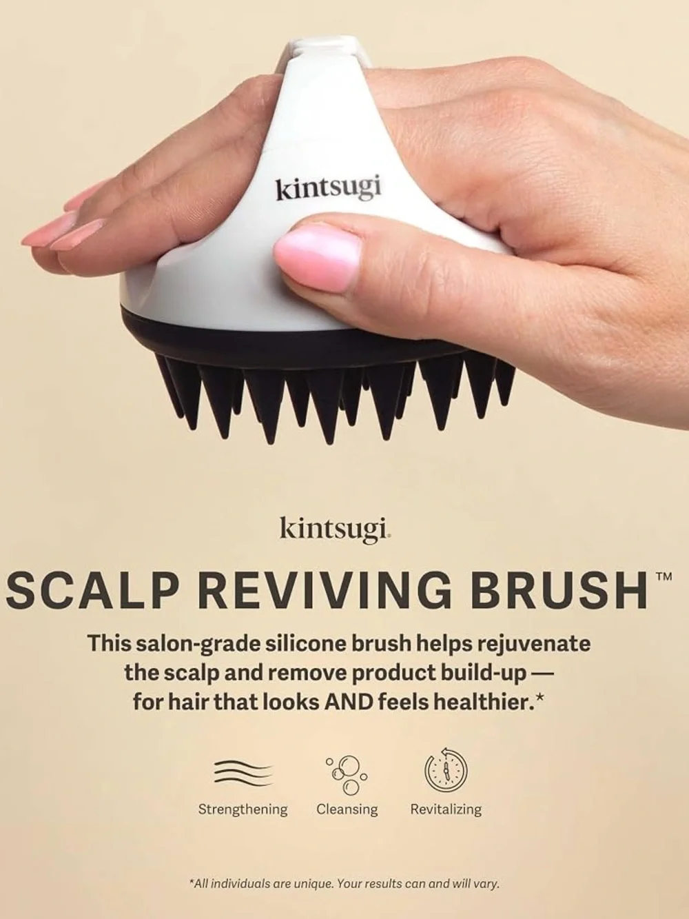 Kintsugi Scalp Reviving Brush - White